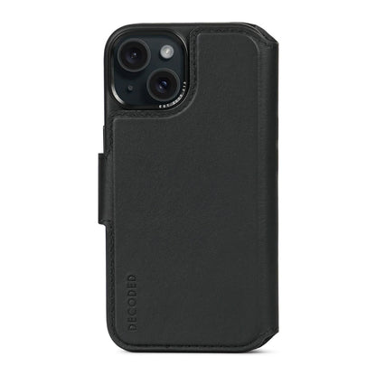 Decoded Leather Detachable Wallet Case iPhone 15 Plus