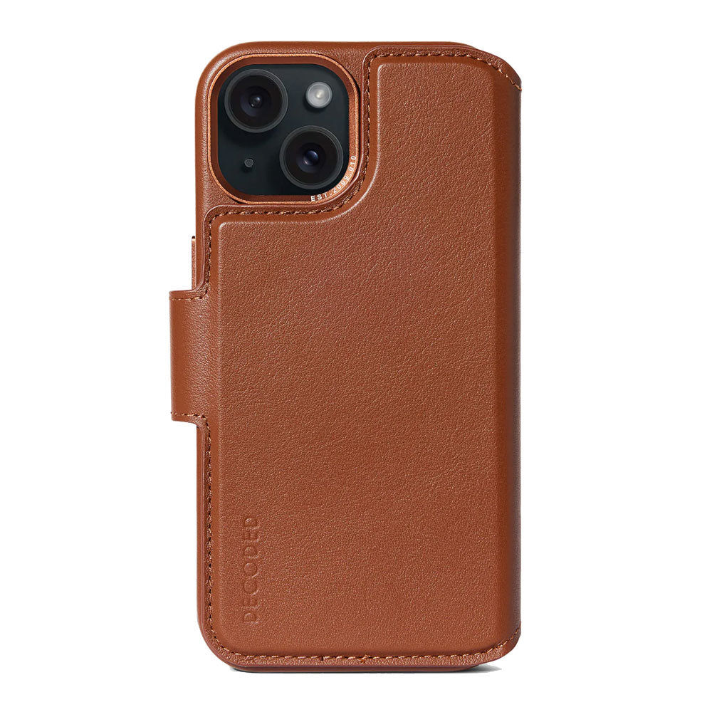 Decoded Leather Detachable Wallet Case iPhone 15 Plus