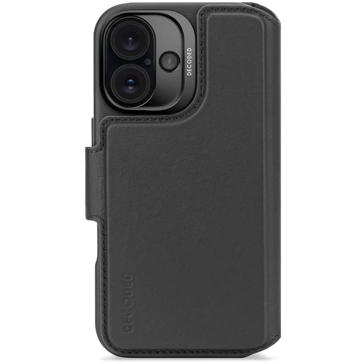 Decoded Leather Detachable Wallet Case iPhone 16