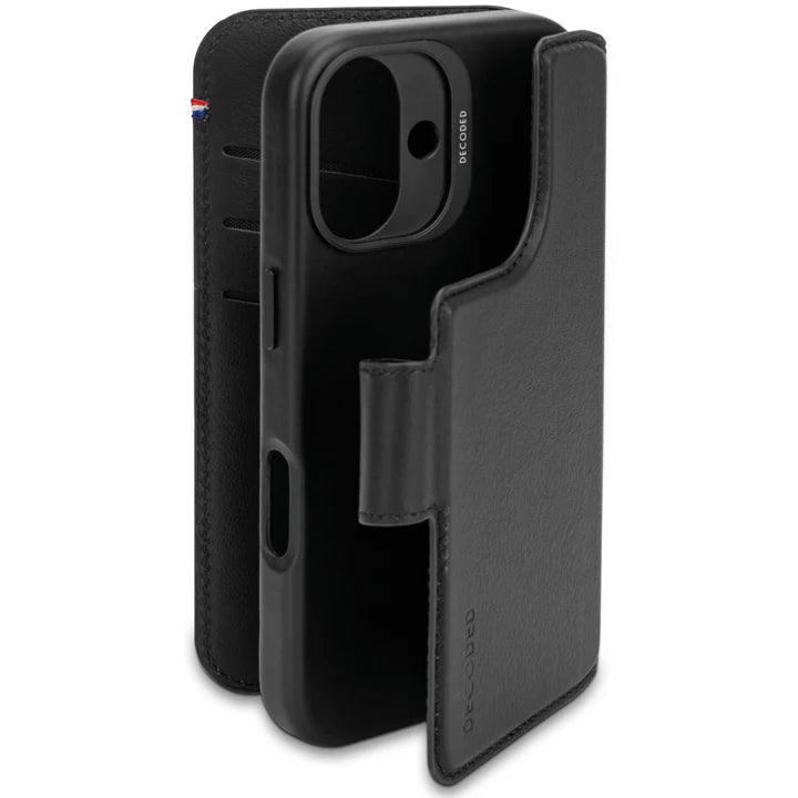 Decoded Leather Detachable Wallet Case iPhone 16
