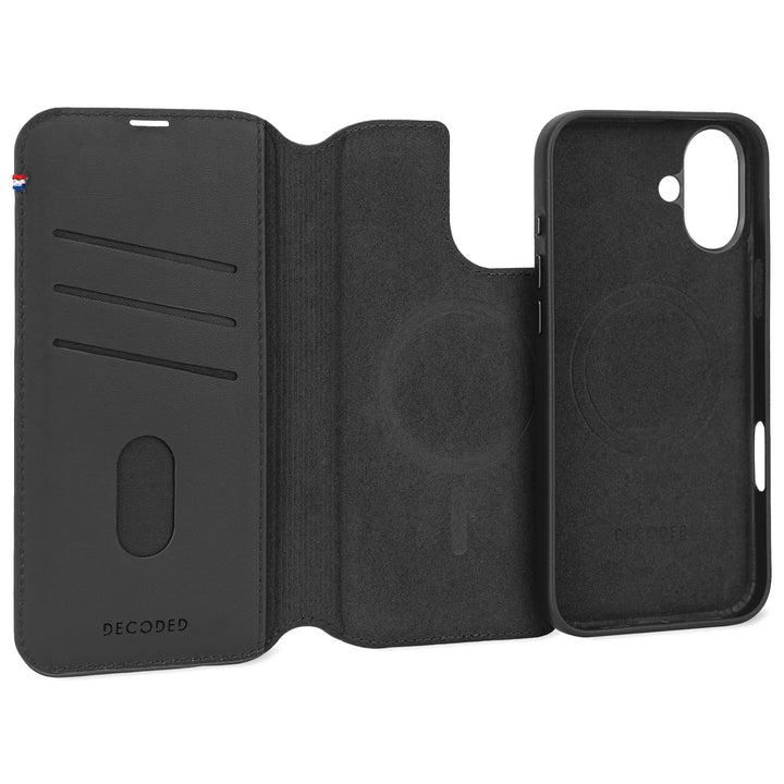 Decoded Leather Detachable Wallet Case iPhone 16