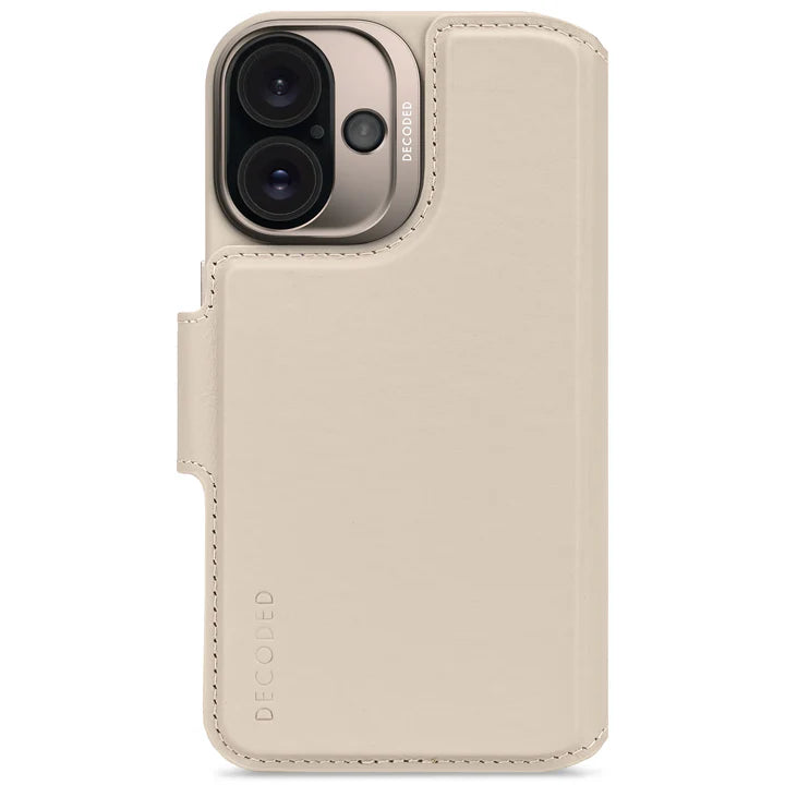Decoded Leather Detachable Wallet Case iPhone 16