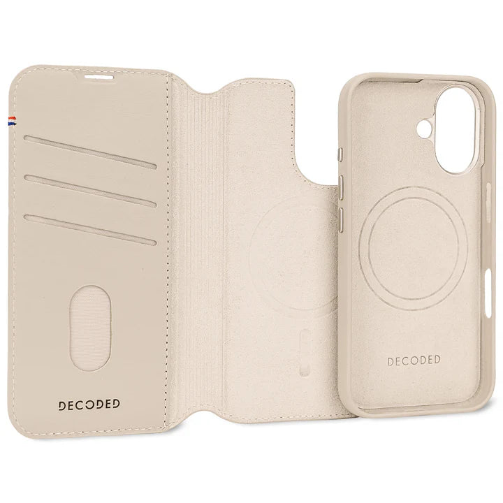 Decoded Leather Detachable Wallet Case iPhone 16