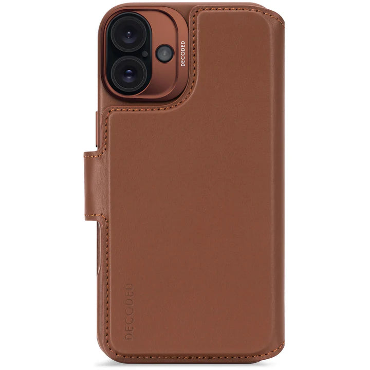 Decoded Leather Detachable Wallet Case iPhone 16