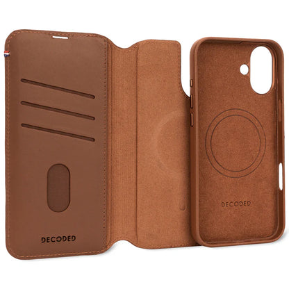 Decoded Leather Detachable Wallet Case iPhone 16