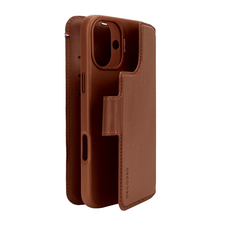 Decoded Leather Detachable Wallet Case iPhone 16