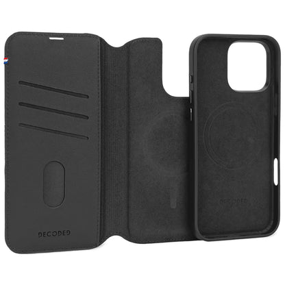 Decoded Leather Detachable Wallet Case iPhone 16 Pro