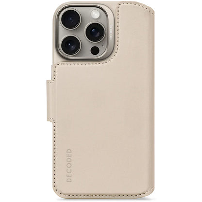Decoded Leather Detachable Wallet Case iPhone 16 Pro