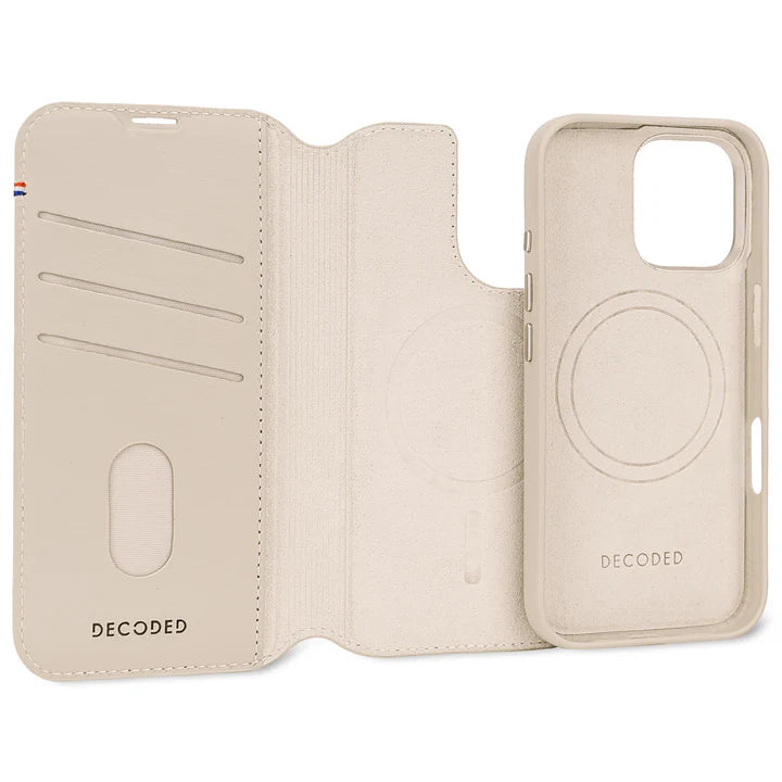 Decoded Leather Detachable Wallet Case iPhone 16 Pro