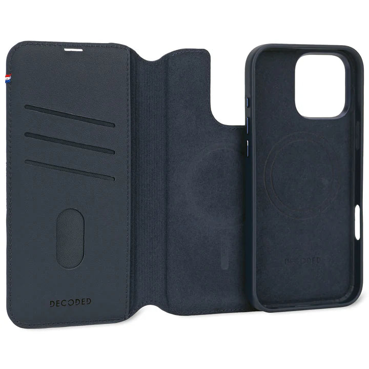 Decoded Leather Detachable Wallet Case iPhone 16 Pro