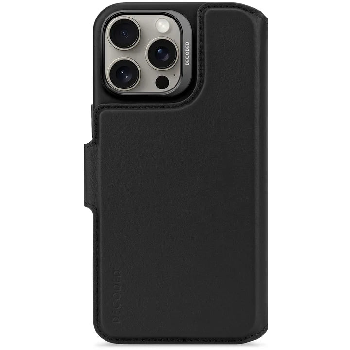 Decoded Leather Detachable Wallet Case iPhone 16 Pro
