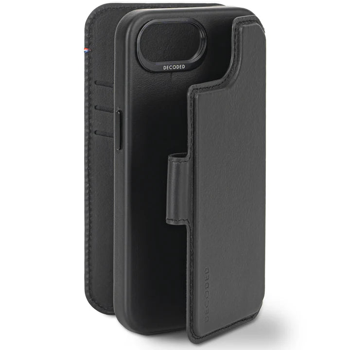 Decoded Leather Detachable Wallet Case iPhone 17e/16e