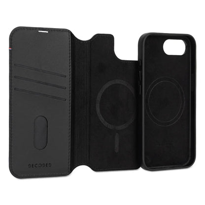 Decoded Leather Detachable Wallet Case iPhone 17e/16e