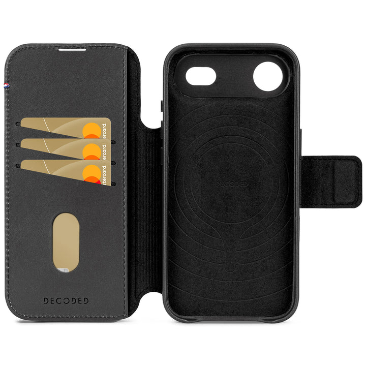 Decoded Leather Detachable Wallet Case iPhone Air