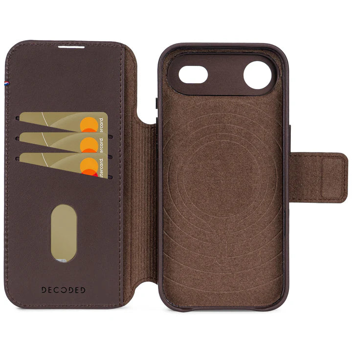 Decoded Leather Detachable Wallet Case iPhone Air
