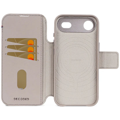 Decoded Leather Detachable Wallet Case iPhone Air