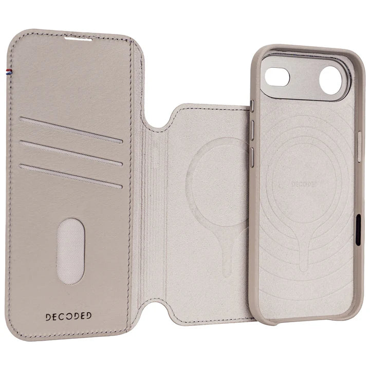 Decoded Leather Detachable Wallet Case iPhone Air