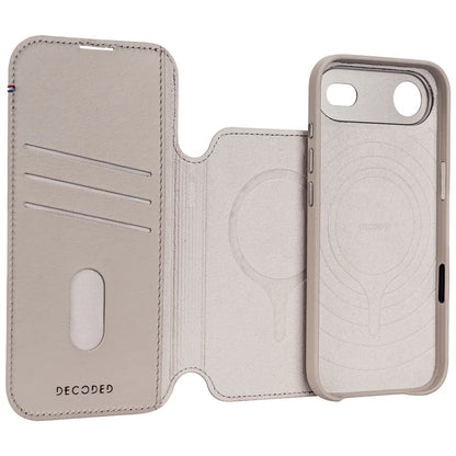 Decoded Leather Detachable Wallet Case iPhone Air