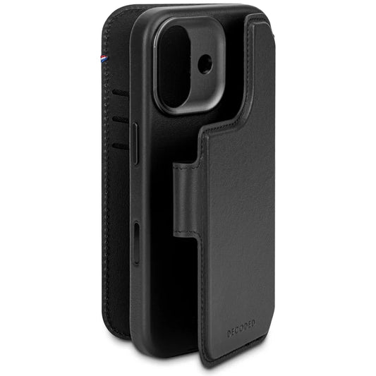 Decoded Leather Detachable Wallet Case iPhone 17
