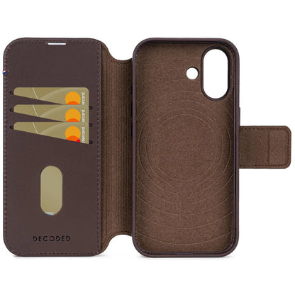 Decoded Leather Detachable Wallet Case iPhone 17