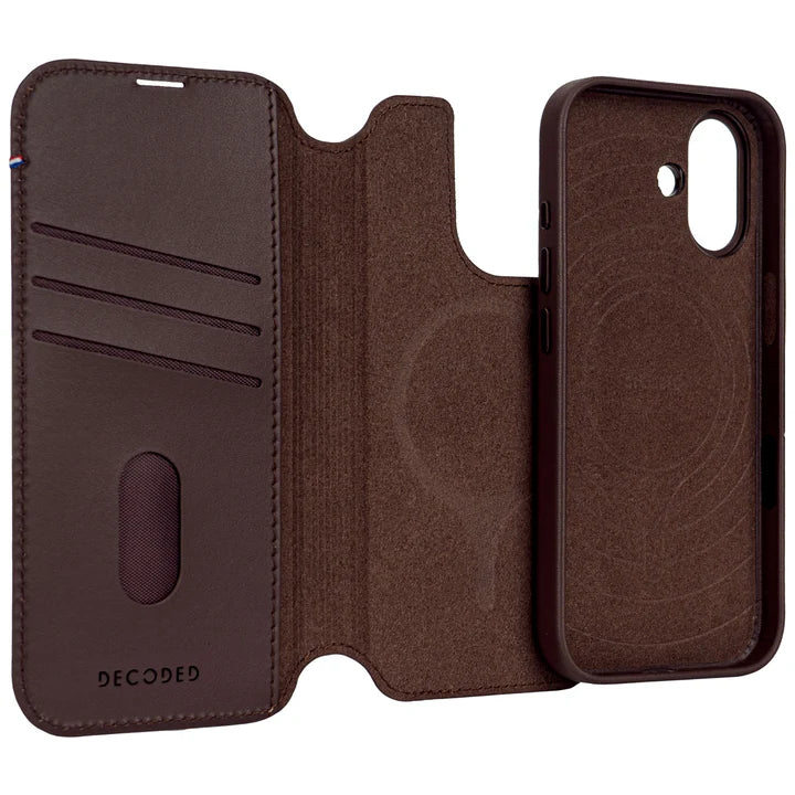 Decoded Leather Detachable Wallet Case iPhone 17
