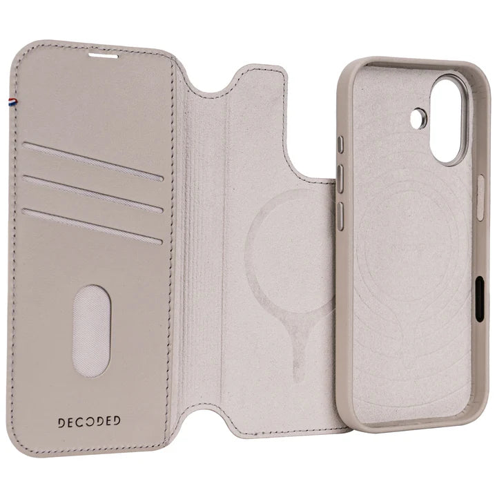 Decoded Leather Detachable Wallet Case iPhone 17
