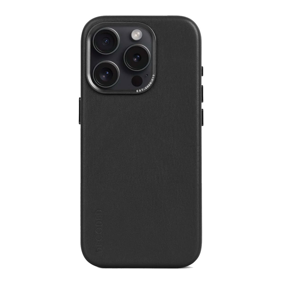 Decoded Leather Back Case iPhone 15 Pro Max