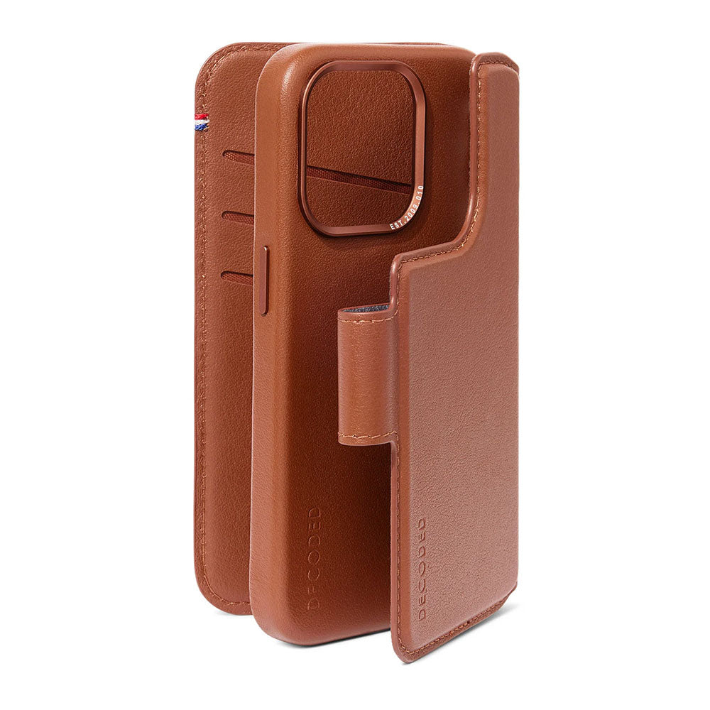 Decoded Leather Detachable Wallet Case iPhone 15 Pro Max