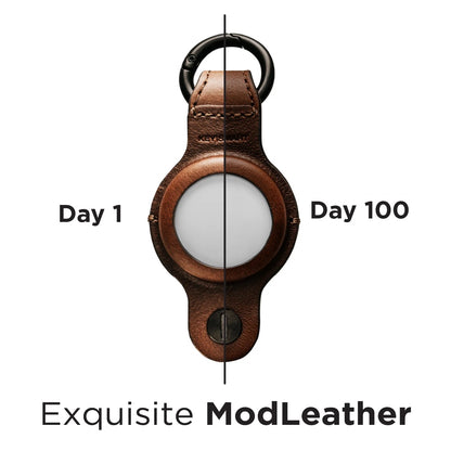 KeySmart Air Flex Schlüsselhalter für Apple AirTag Braun