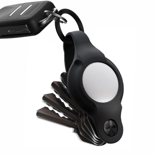 KeySmart Air Flex Schlüsselhalter für Apple AirTag Schwarz