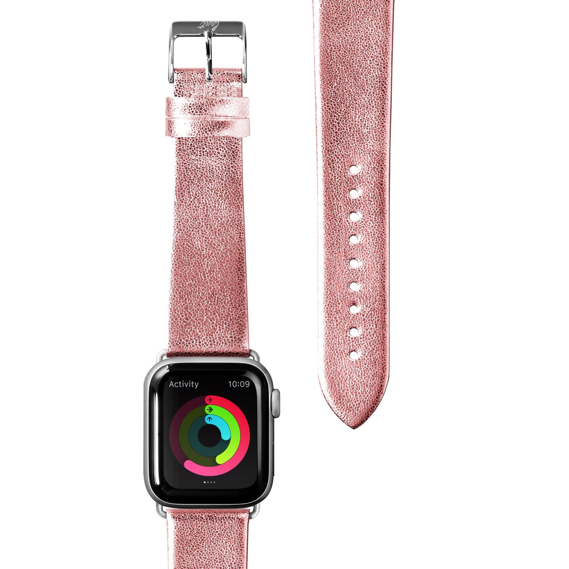 Metallic Leather Rose