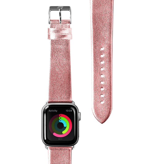 Metallic Leather Rose