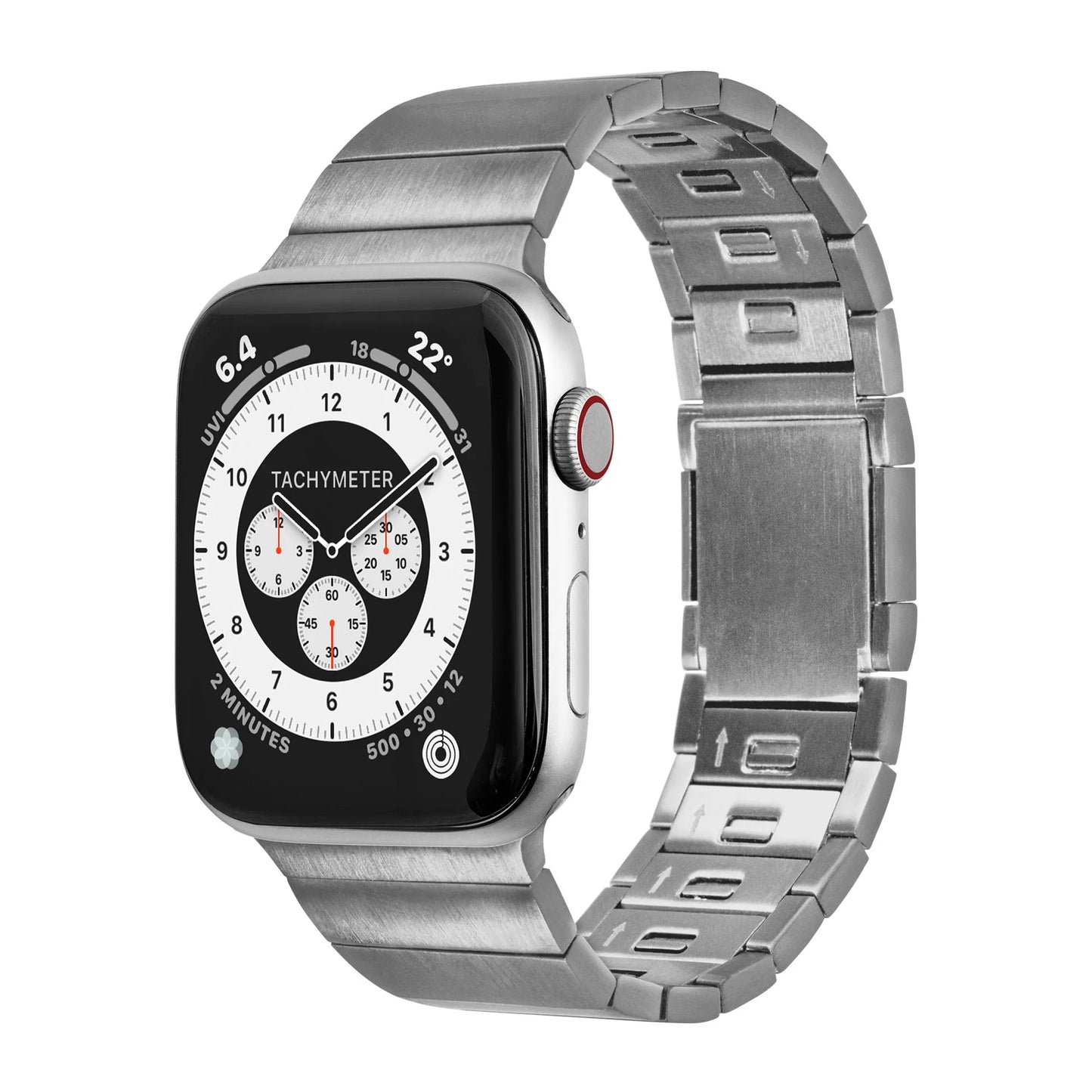 LAUT Links 2.0 Edelstahlarmband für Apple Watch (44/45/46/49mm)