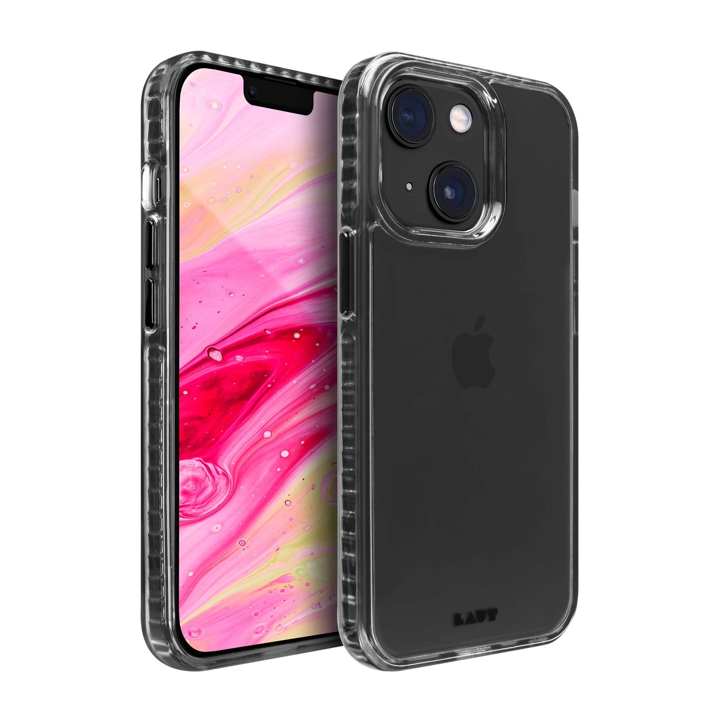 LAUT Huex Crystal iPhone 14 Black Crystal 1