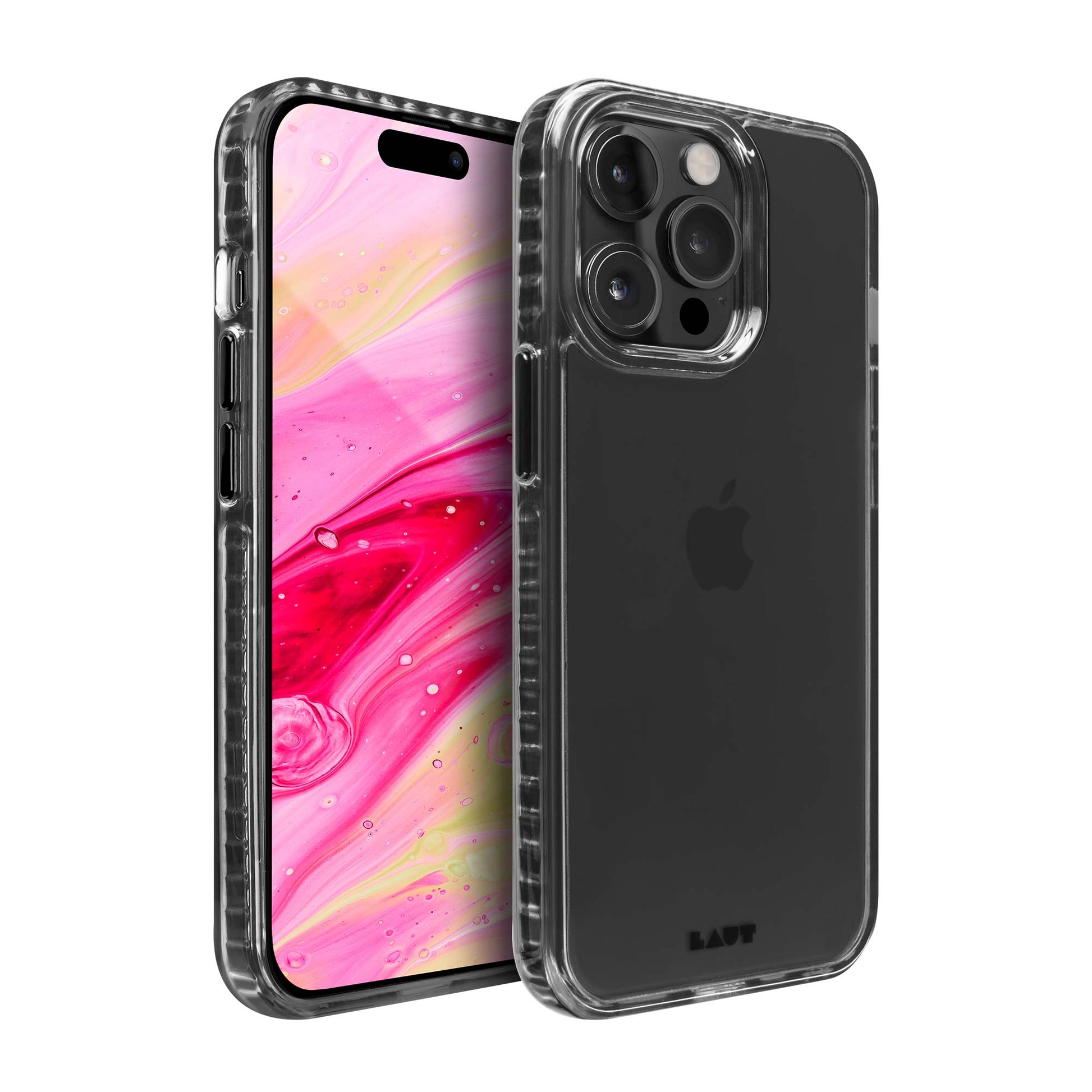 LAUT Huex Crystal iPhone 14 Pro Black Crystal 1