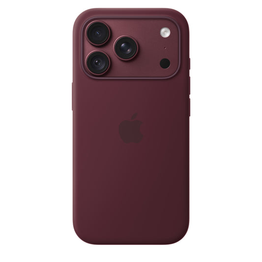 Apple iPhone 18 Pro Silikon Case Burgunder