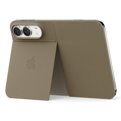 Apple iPhone Duo Folio mit Standfuss Taupe