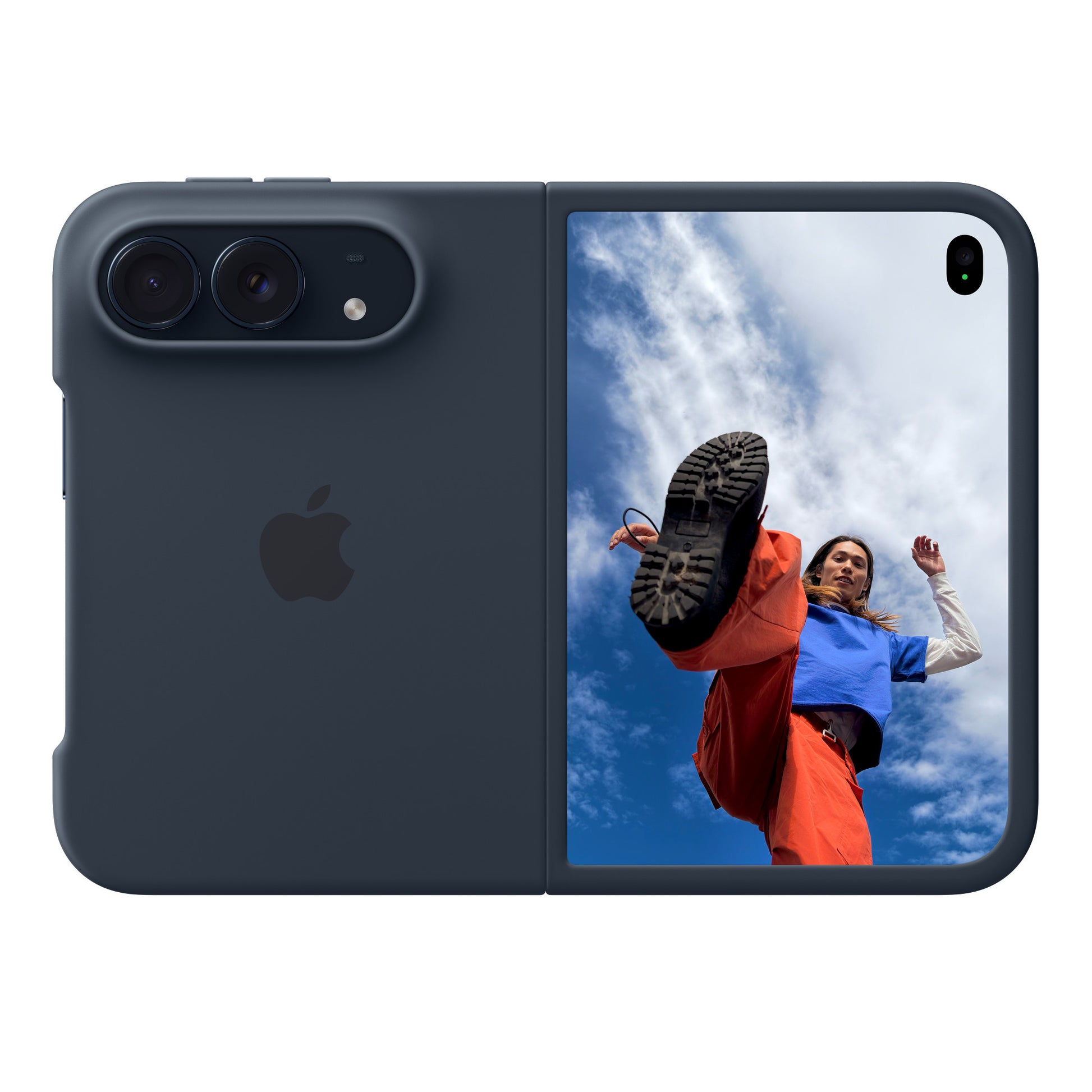 Apple iPhone Duo Case Navyblau