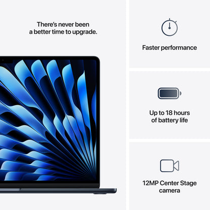 Apple MacBook Air 15,3" M4 10-Core, 16 GB, 512 GB, 10-Core Grafik, 35 W, CH