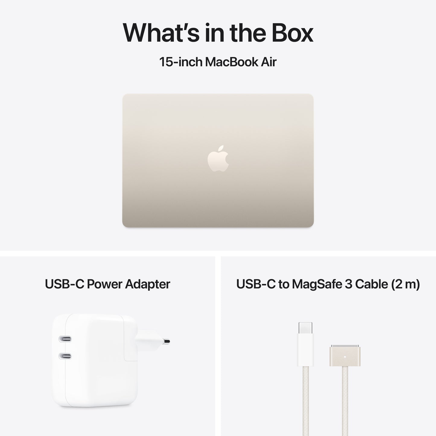 Apple MacBook Air 15,3" M4 10-Core, 16 GB, 512 GB, 10-Core Grafik, 35 W, CH