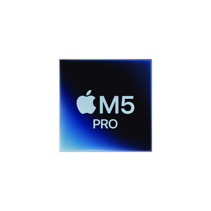 Apple MacBook Pro 14,2" M5 Pro 15-Core, 24 GB, 2 TB, 16-Core Grafik, Standardglas