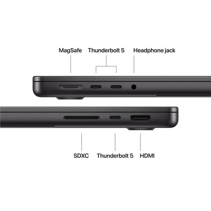 Apple MacBook Pro 14,2" M5 Pro 15-Core, 24 GB, 2 TB, 16-Core Grafik, Standardglas