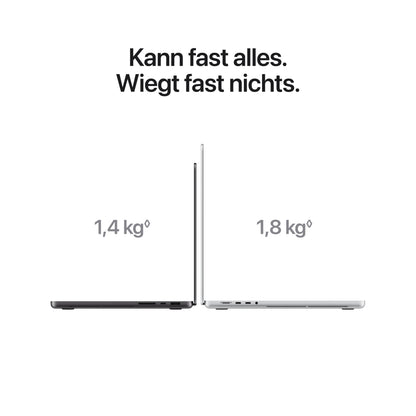 Apple MacBook Pro 14,2" PROLED XDR M5 Max 18-Core, 36 GB, 2 TB, 32-Core Grafik, Standardglas