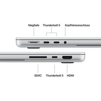 Apple MacBook Pro 14,2" PROLED XDR M5 Max 18-Core, 36 GB, 2 TB, 32-Core Grafik, Standardglas