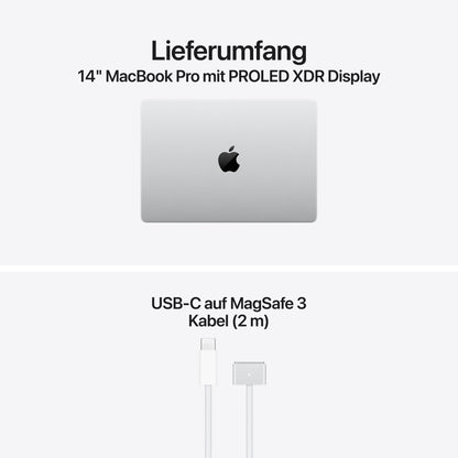 Apple MacBook Pro 14,2" PROLED XDR M5 Max 18-Core, 36 GB, 2 TB, 32-Core Grafik, Standardglas