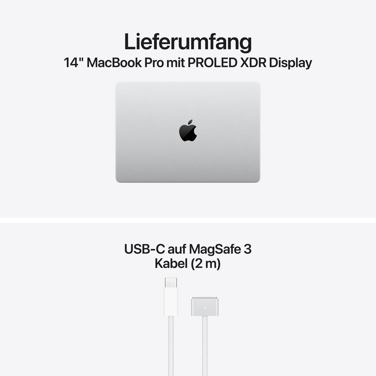 Apple MacBook Pro 14,2" PROLED XDR M5 Pro 18-Core, 48 GB, 1 TB, 20-Core Grafik, Standardglas