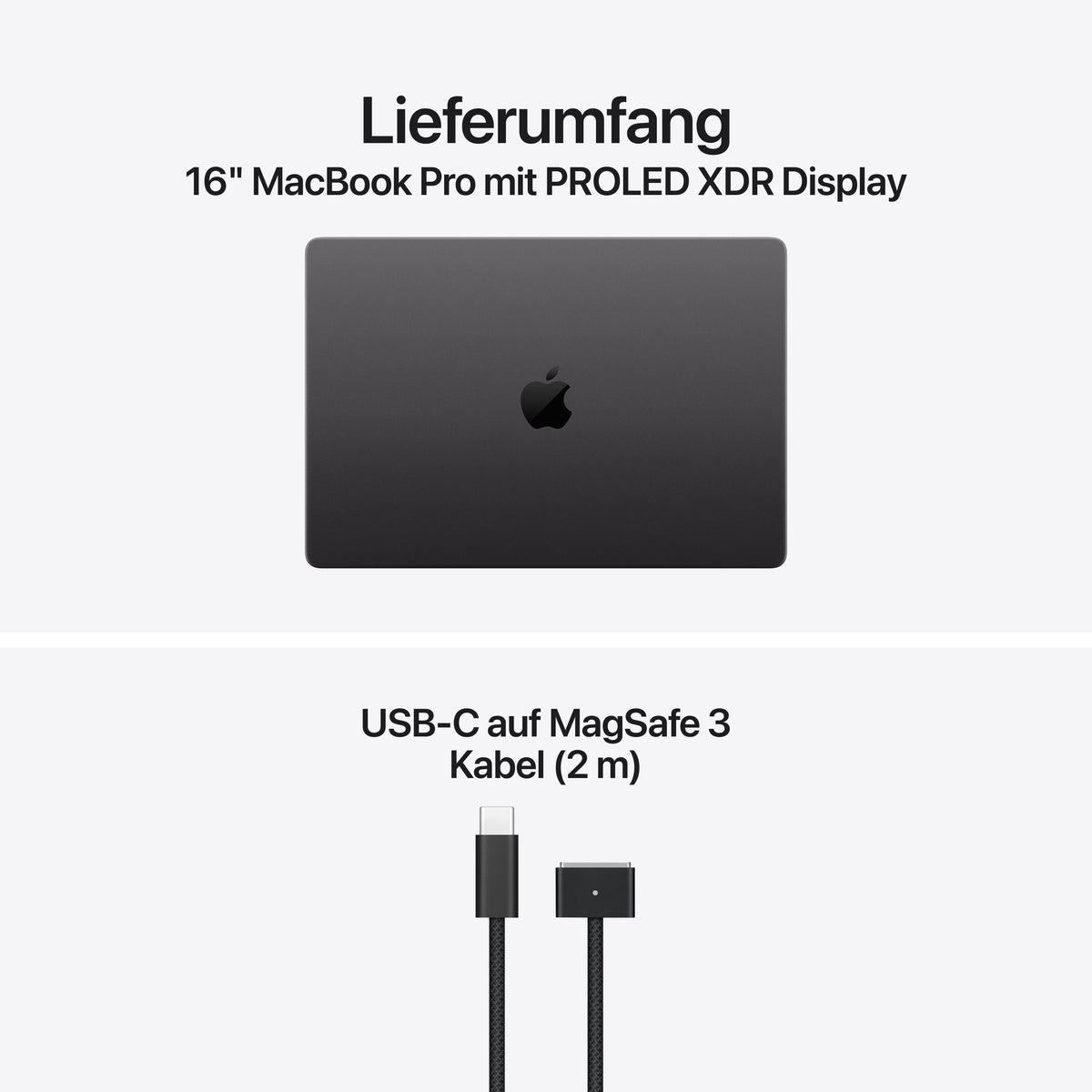 Apple MacBook Pro 16,2" PROLED XDR M5 Max 18-Core, 48 GB, 2 TB, 40-Core Grafik, Standardglas