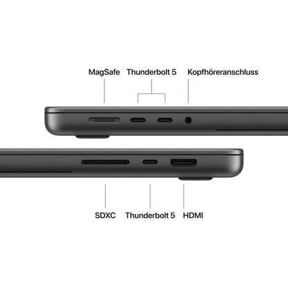 Apple MacBook Pro 16,2" PROLED XDR M5 Pro 18-Core, 24 GB, 1 TB, 20-Core Grafik, Standardglas