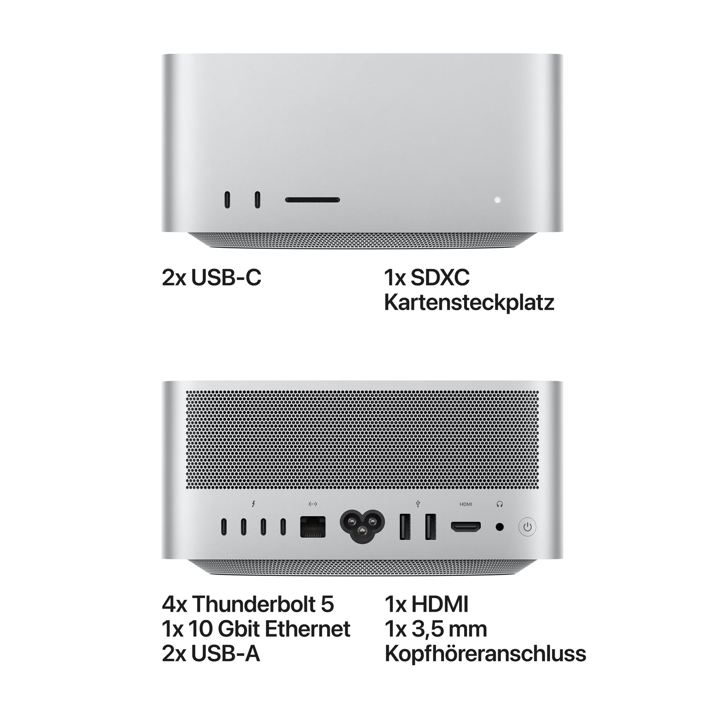 Mac Studio M5 Max 18-Core, 32-Core Grafik, 36 GB, 512 GB SSD