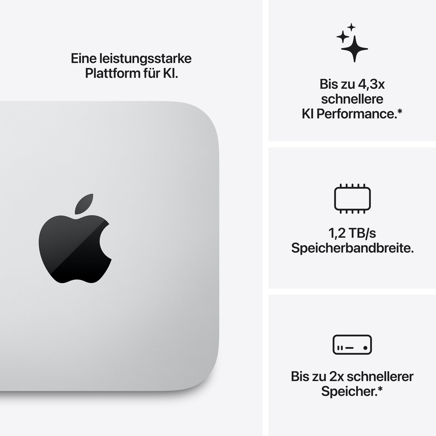 Mac Studio M5 Ultra 96 GB, 1 TB SSD, M5 Ultra 30-Core, 64-Core Grafik
